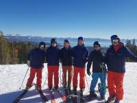 team on the slopes